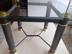 URGENT PETITE TABLE D APPOINT CARRÉE 53X53X40 CM, Glas, Minder dan 45 cm, Gebruikt, Minder dan 55 cm