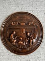 Antiek koperen wandbord, Antiek en Kunst, Ophalen