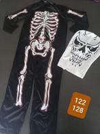 Verkleedkledij pak skelet halloween maat 122-128, Kinderen en Baby's, Carnavalskleding en Verkleedspullen, Ophalen of Verzenden
