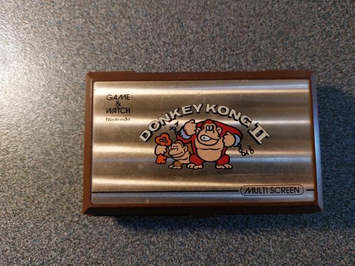 Retro Nintendo Game and Watch Donkey Kong II (1983) Vintage, Games en Spelcomputers, Spelcomputers | Nintendo DS, Gebruikt, Ophalen of Verzenden
