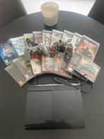 Playstation 3 met toebehoren, Games en Spelcomputers, Ophalen, Gebruikt, Met 2 controllers, Met games
