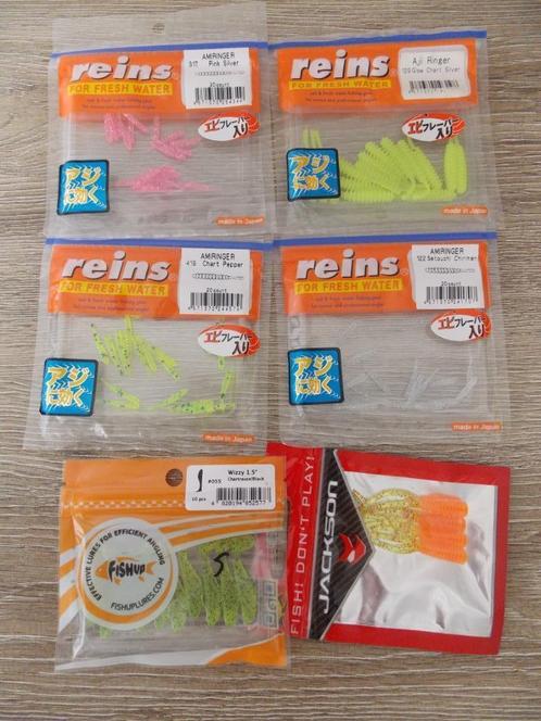 Reins kleine shads  2,5 tot 4 cm, Watersport en Boten, Hengelsport | Roofvissen, Nieuw, Complete set, Ophalen of Verzenden