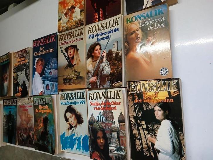17 boeken van Konsalik., Boeken, Stock en Verzamelingen, Zo goed als nieuw, Ophalen