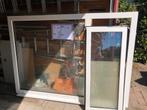 Pvc venster, Ophalen, Gebruikt, 120 tot 160 cm, Dubbelglas