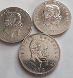 5 Lire - Victor Emmanuel II, zilver, 1872, '73, '74, Enlèvement ou Envoi, Italie, Argent