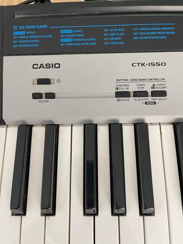 Casio, CTK 1550, Musique & Instruments, Synthétiseurs, Enlèvement, Comme neuf, 61 touches