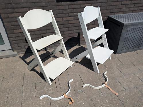 2 witte Treppy meegroei stoelen, Kinderen en Baby's, Kinderstoelen, Gebruikt, Ophalen