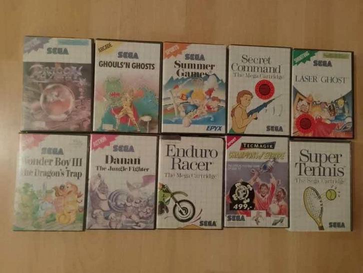 Lot de jeux Sega Master System avec livrets, Consoles de jeu & Jeux vidéo, Jeux | Sega, Utilisé, Master System, Enlèvement ou Envoi