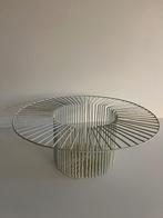 Ijzeren schaal wit, Huis en Inrichting, Woonaccessoires | Schalen en Manden, Ophalen, Overige materialen, Mand, Rond