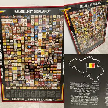 Poster "het Bierland" beschikbaar voor biedingen