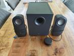 Logitech Z407 Bluetooth Pc Speaker Zwart, Ophalen of Verzenden, Gebruikt, Audiokanaal 2.1, Logitech