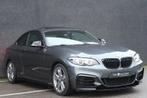 BMW 240 Automaat - Navi Pro - Harman - Open dak - Leder -., Autos, Cuir, Argent ou Gris, Euro 6, Noir
