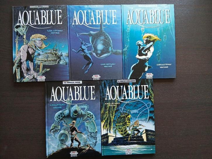 BD SERIE AQUABLUE (17 premiers tomes), Boeken, Stripverhalen, Gelezen, Complete serie of reeks, Ophalen of Verzenden
