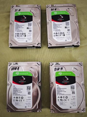 Disques durs 4TB Seagate Ironwolf HD neufs, SATA, Comme neuf, Enlèvement, Seagate