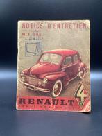 Oude Renault 4CV handleiding, Ophalen of Verzenden