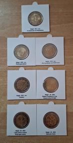 Lot - 7 pièces commémoratives de 2 euros en Belgique, Timbres & Monnaies, Enlèvement ou Envoi, Belgique, 2 euros, Monnaie en vrac