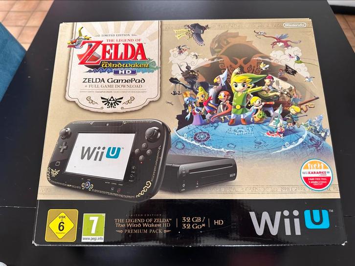 Wii u zelda edition + accessoires, Games en Spelcomputers, Spelcomputers | Nintendo 2DS en 3DS, Gebruikt, Ophalen