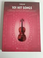 Boek '101 Hit Songs' voor viool - Hal Leonard, Hal Leonard, Ophalen of Verzenden, Zo goed als nieuw, Instrument