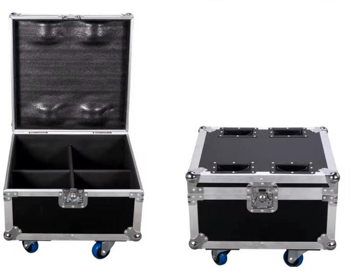 Nouveau Flightcase 4 x First Class 400 LED Beam Movinghead, Musique & Instruments, Lumières & Lasers, Neuf, Lumières, Commande sonore