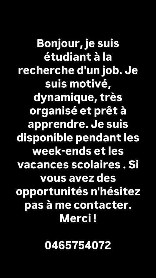 À la recherche d’un job, Vacatures, Vacatures | Vakantiewerk