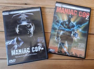 2 DVD : Maniac cop, À partir de 16 ans, Enlèvement ou Envoi, Utilisé, Monstres