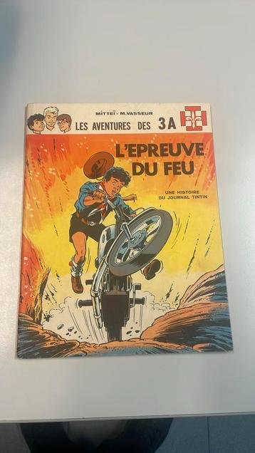 Aventures des 3A L'épreuve du feu journal Tintin disponible aux enchères