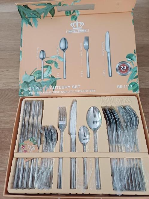 3 mooie besteksets - nieuw, Huis en Inrichting, Keuken | Bestek, Nieuw, Bestekset, Inox of Chroom, Vaatwasserbestendig, Ophalen of Verzenden