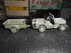 Solido Jeep Willis avec remorque 1/43 7/82, Hobby en Vrije tijd, Ophalen of Verzenden, Solido