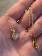 Luxe ketting goudkleurig - 24cm lang - nieuw, Handtassen en Accessoires, Ophalen, Nieuw