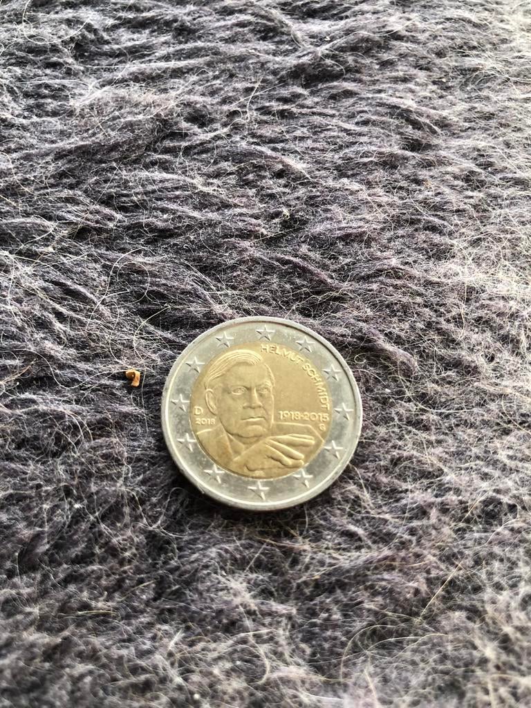 Herdenkingsmunt Helmut Schmidt 2018, Ophalen, Duitsland