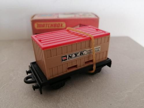 Lesney Matchbox Superfast #25 Flat Car Container in doosje, Hobby en Vrije tijd, Modelauto's | Overige schalen, Zo goed als nieuw