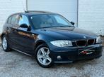 BMW 120da*Autobox*1stehands*TVA*Toit*Navi*Carnet*, Auto's, Automaat, Blauw, Leder, 5 deurs