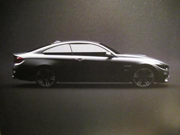 Nieuwe stalen poster BMW M4 Coupé / F82 met hologram beschikbaar voor biedingen