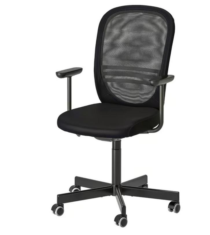 Ikea Flintan bureaustoel - nieuwe onderdelen, Maison & Meubles, Chaises de bureau, Neuf, Chaise de bureau, Noir, Ergonomique, Enlèvement