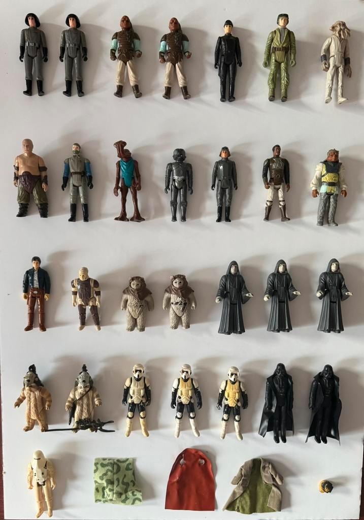 Star wars vintage figuren 1977 a 1985, Verzamelen, Star Wars, Zo goed als nieuw, Ophalen of Verzenden