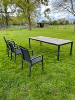 Table de jardin Bristol 240 cm avec 8 chaises, Jardin & Terrasse, Comme neuf, Enlèvement ou Envoi