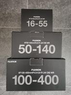Fujifilm XF 16-55mm - XF 50-140mm - XF 100-400mm, Audio, Tv en Foto, Ophalen of Verzenden, Nieuw