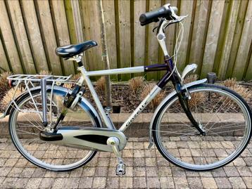 Gazelle Chamonix Lite City Heren 57cm Carbon vork 8v zgan! beschikbaar voor biedingen
