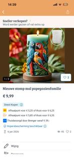 Stomp kaars mallen dieren, Verzenden, Nieuw, Kaars