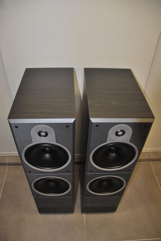 B&W  DM630 in pracht staat uitvoerig te beluisteren, Audio, Tv en Foto, Luidsprekerboxen, Zo goed als nieuw, Front, Rear of Stereo speakers