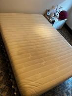 Matelas et sommier 140cm, Ophalen, Gebruikt, Bedbodem