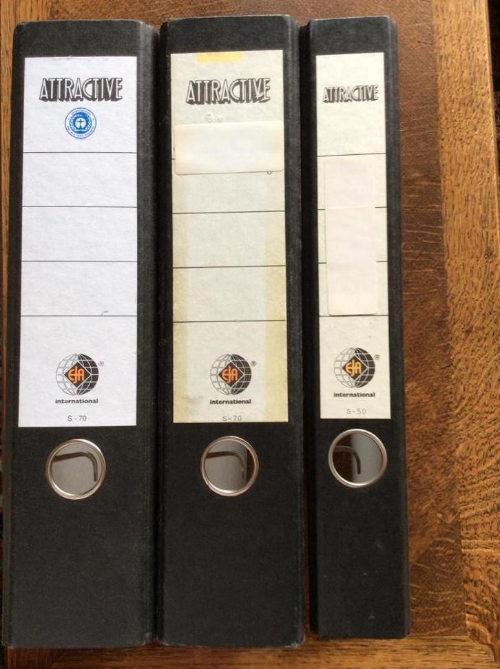 Loten Klasseurs, Diversen, Schoolbenodigdheden, Gebruikt, Ophalen