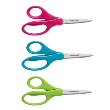 Fiskars Kinderschaar 18cm in fel groen of roze kleur RH beschikbaar voor biedingen