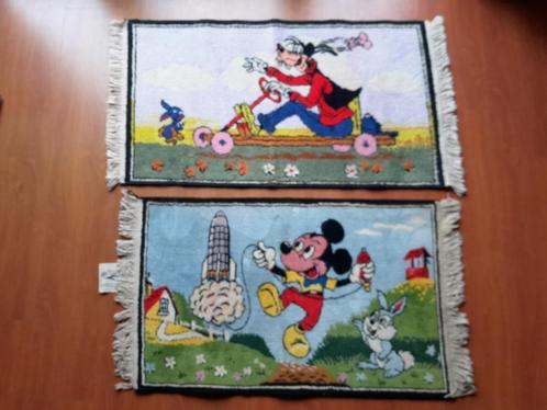 Tapis Disneyland Rugs vintage, Collections, Disney, Comme neuf, Mickey Mouse, Enlèvement ou Envoi