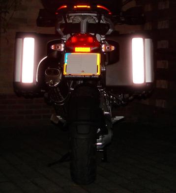 Reflectie stickers BMW VARIO Zijkoffers WIT beschikbaar voor biedingen