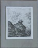 FRANS MINNAERT / TWEE KOPPEN / ZW-W ETS / 71x56cm / KADER, Antiek en Kunst, Ophalen