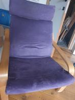 2 paarse zetels (Ikea), Huis en Inrichting, Ophalen, Gebruikt