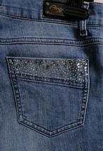 Blauw jeansbroek straight fit van Angels, maat 38, Comme neuf, Bleu, Enlèvement ou Envoi