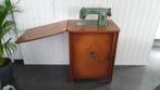 oude Anker naaimachine in kast, Ophalen