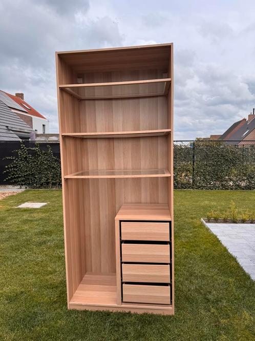PAX kast Wit gelazuurd eikeneffect, Huis en Inrichting, Kasten | Kleerkasten, Gebruikt, 200 cm of meer, 50 tot 100 cm, 50 tot 75 cm
